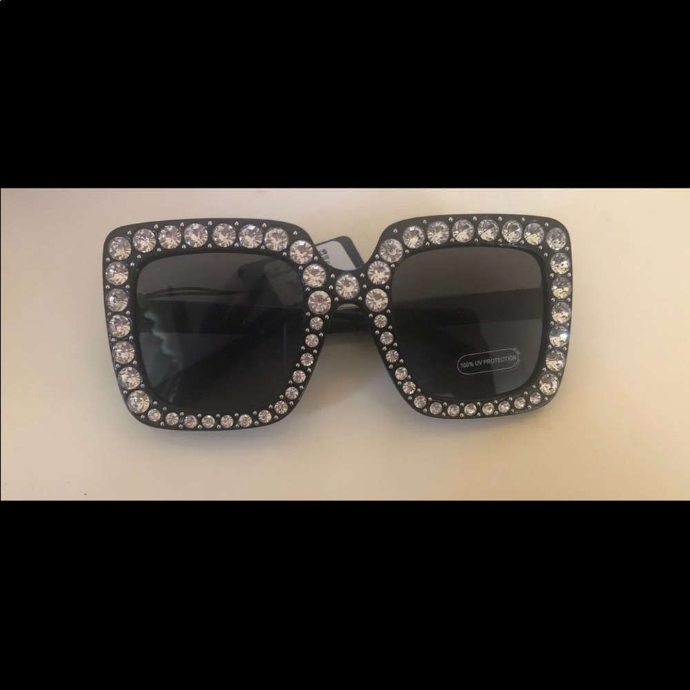 Rhinestone Hollywood Sunglasses
